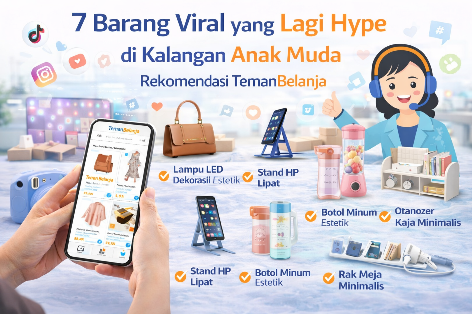 7 Barang Viral yang Lagi Hype di Kalangan Anak Muda – Rekomendasi TemanBelanja