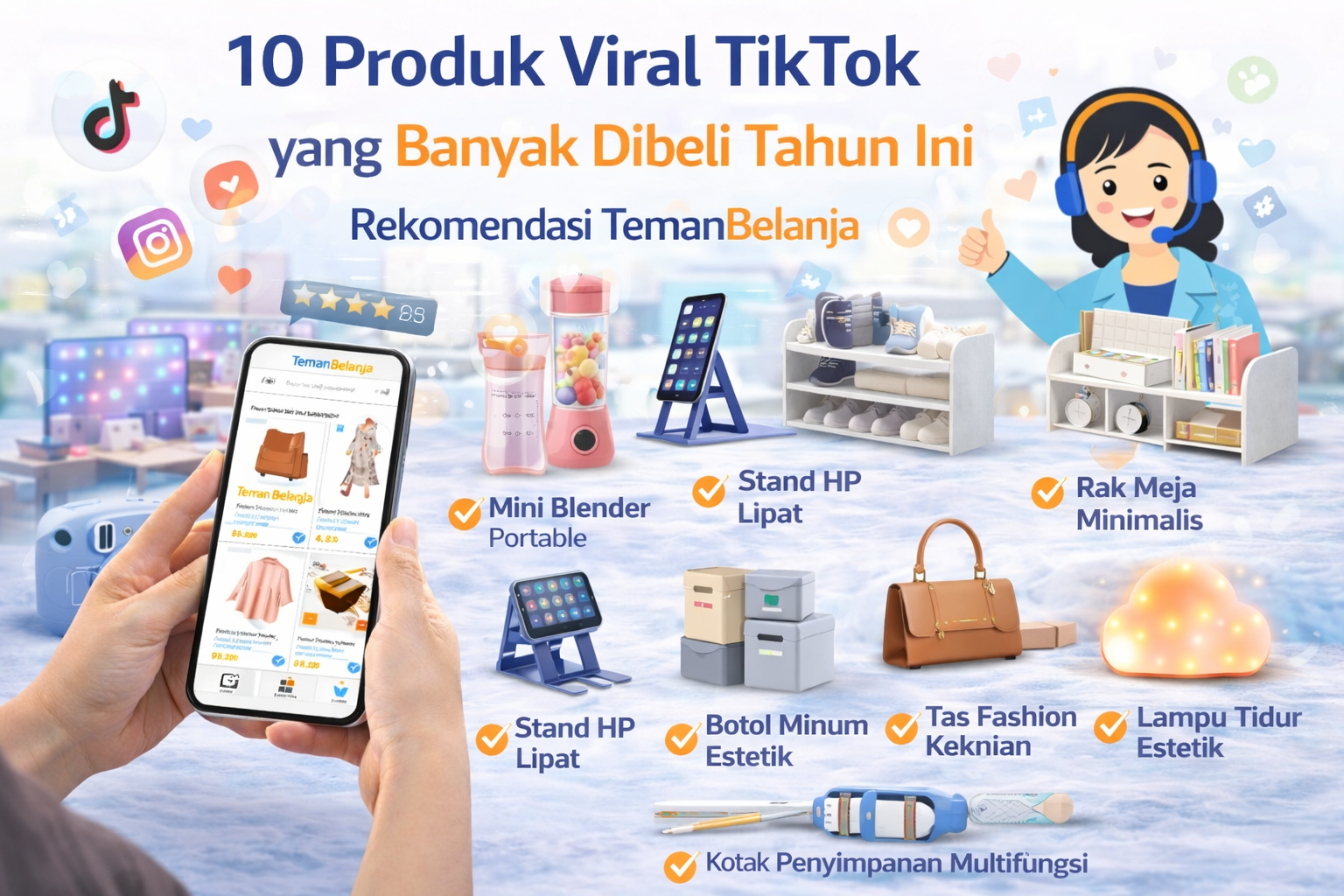 10 Produk Viral TikTok yang Banyak Dibeli Tahun Ini