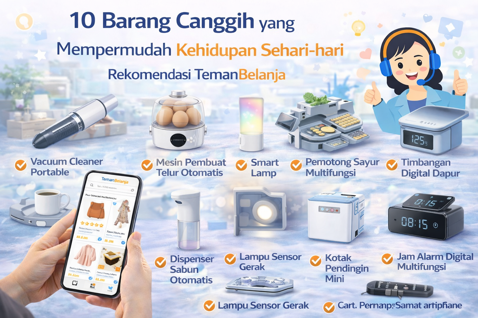 10 Barang Canggih yang Mempermudah Kehidupan Sehari-hari