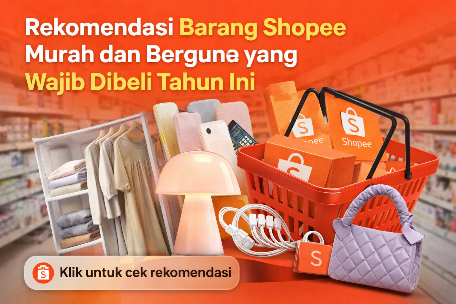 Rekomendasi Barang Shopee Murah dan Berguna yang Wajib Dibeli Tahun Ini