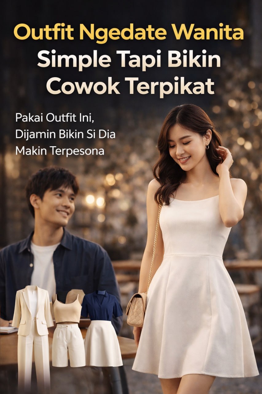 Outfit Ngedate Wanita Simple Tapi Bikin Cowok Terpikat