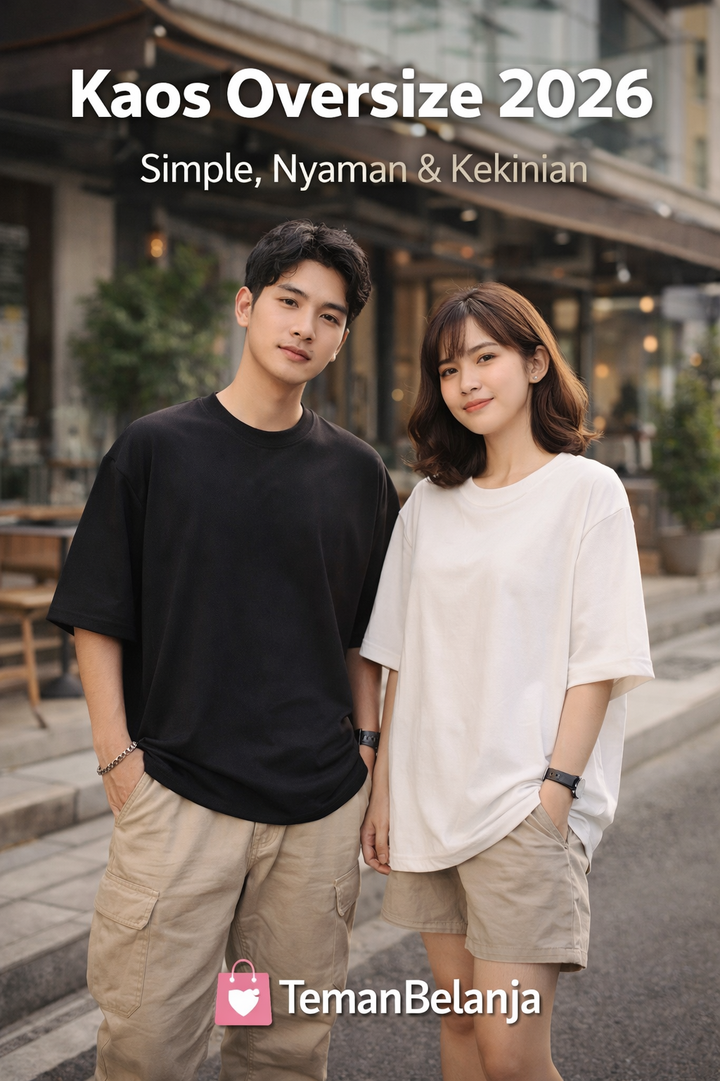 Kaos Oversize Pria & Wanita 2026: Trend Simple yang Lagi Viral dan Wajib Punya